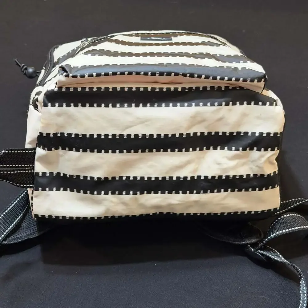 Scout Pack Leader Black & WhiteStriped Nylon Lightweight Backpack